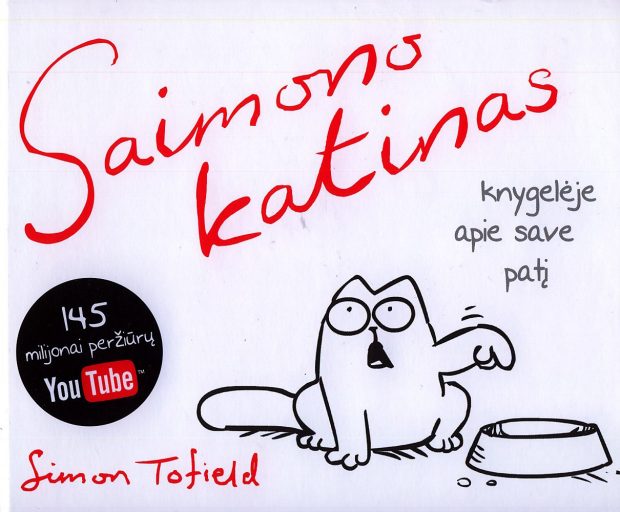 SAIMONO KATINAS PRIEŠ GARFIELDĄ: SIMONO KATINAS KNYGELĖJE APIE SAVE PATĮ