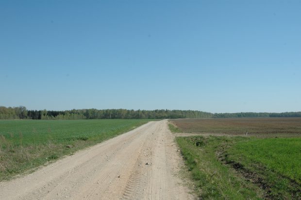 Kelias per mano gimtąjį Liolių kaimą. A. Žižiūno nuotr.